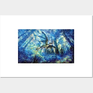 Dragon Mists forest fantasy art Posters and Art